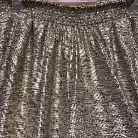 NWT ANTHROPOLOGIE WOMEN'S SIZE M JOGGERS GOLD ELASTIC WAISTBAND PARTY PANTS ! - Picture 10 of 13